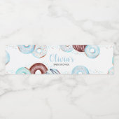 Baby Sprinkle Donuts Baby shower Waterfles Etiket (Enkel label)