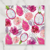 Baby Sprinkle Dragon Fruit Custom Bedankjes Labels (Achterkant)