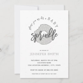 Baby Sprinkle Gender Neutral Doughnut Invitation Kaart