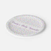 Baby Sprinkle Gepersonaliseerde Borden van de Part