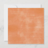 Baby Sprinkle Herfst Pumpkin Carriage Baby shower Kaart (Achterkant)