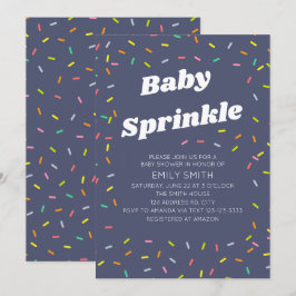 Baby sprinkle kaart