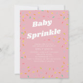 Baby sprinkle kaart (Voorkant)