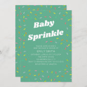 Baby sprinkle kaart (Voorkant / Achterkant)