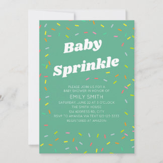 Baby sprinkle kaart