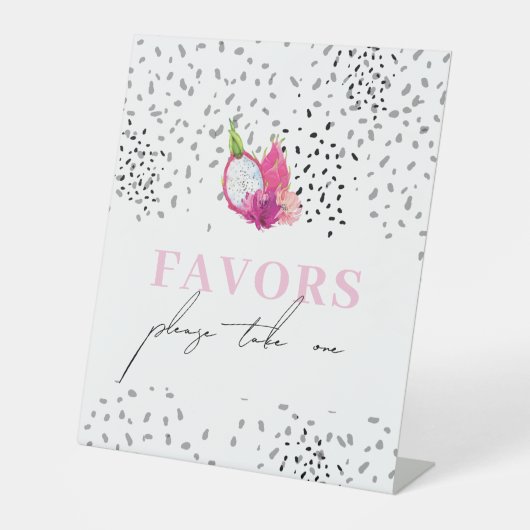 Baby Sprinkle Pitaya Dragon Fruit Table Signes (Recto)