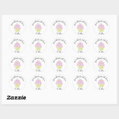 Baby Sprinkle Shower Cupcake Stickers (Vel)