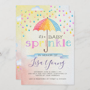 Baby Sprinkle Shower Kaart