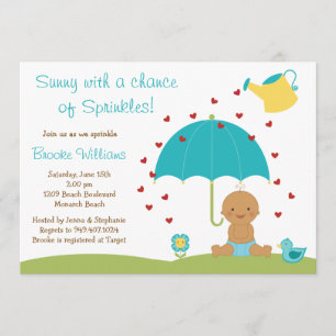 Baby Sprinkle Shower-uitnodiging Kaart