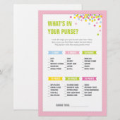 Baby Sprinkle Wat zit er in je Purse Game - Roze (Voorkant / Achterkant)