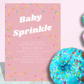 Baby sprinklefeestje kaart