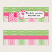 Baby Sprinkles Baby shower Merci Tags (Devant & derrière)