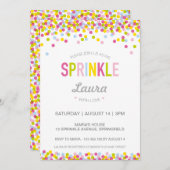 Baby-sprintopening, heldere kleuren kaart (Voorkant / Achterkant)