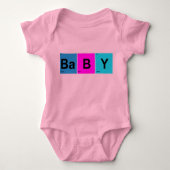 BaBY Squares from the Periodic Table of Elements Romper (Voorkant)