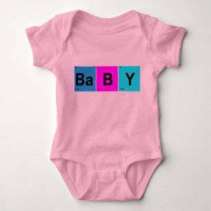 BaBY Squares from the Periodic Table of Elements Romper