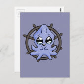 Baby Squid Wheel! Briefkaart (Voorkant / Achterkant)