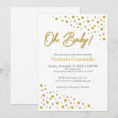 Baby Stappen Baby Douche Uitnodigingen (Voorkant / Achterkant)