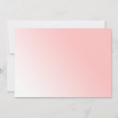 Baby Star est né rose Faire-part de naissance (Dos)