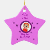 Baby Star Ornaments Keramisch Ornament (Voorkant)
