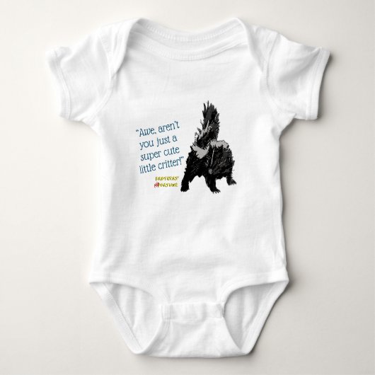 Baby Stinkdier baby body Romper (Voorkant)