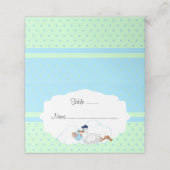 Baby Stork Baby Baby shower (Buitenkant ongevouwen)