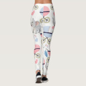 Baby Stroller Stork Pink & Blue Elephant Leggings (Dos)
