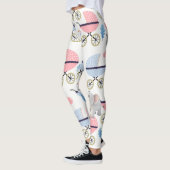 Baby Stroller Stork Pink & Blue Elephant Leggings (Gauche)