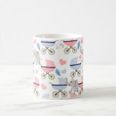 Baby Stroller Twins Elephant Hearts Coffee Mugs  (Centre)
