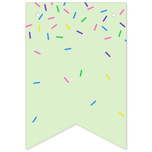 Baby Strooi Bunting Flags Vlaggetjes (Eerste vlag)