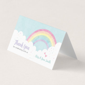Baby Strooit Pastel Regenboog Kaart