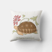 Baby Sulcata Tortoise Pillow Kussen (Achterkant)