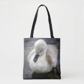 Baby Swan | Cygnet Tote Bag (Voorkant)