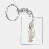 Baby Swan Sleutelhanger (Voorkant Links)