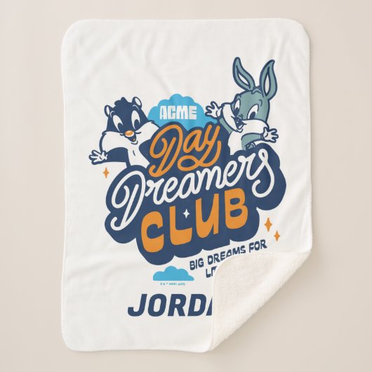 Baby SYLVESTER™ & BUGS BUNNY™ Day Dreamweaver Club Sherpa Deken (Voorkant)