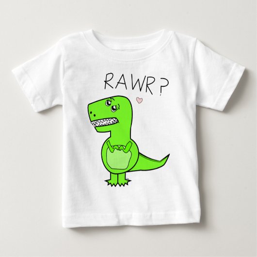 Baby T-Rex-Shirten (Voorkant)