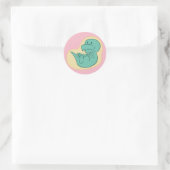 Baby T-Rex Stickers (Roze) (Tas)
