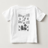 Baby T-shirt bij (Achterkant)