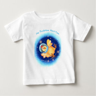 Baby T-Shirt Cartoon Aangepaste tekst voor Chicken