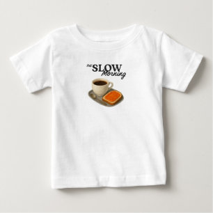 Baby T-shirt de langzame ochtend