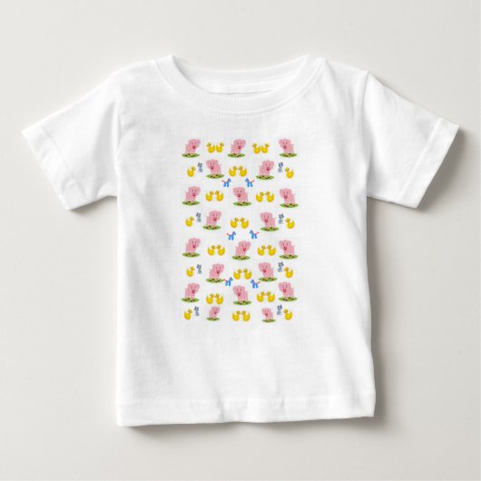 Baby T-shirt eend (Voorkant)