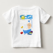 Baby T-shirt eend (Achterkant)