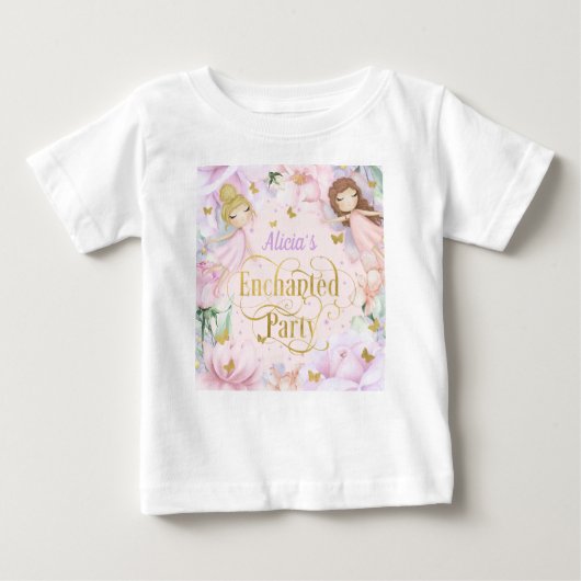 Baby T-Shirt, eerste verjaardag van gekantelde tui (Voorkant)