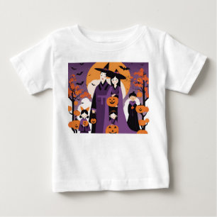 baby T-shirt Familie Halloween Thema