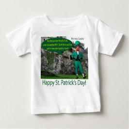 baby t-shirt. Gelukkige St. Patrick's Day. Ierse s