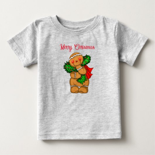 Baby T-shirt Gingerbread Personne (Devant)
