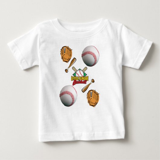 Baby T-shirt honkbal (Voorkant)