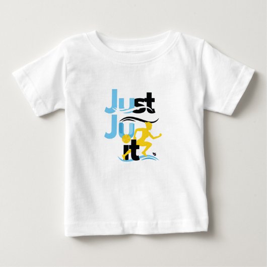 Baby T-shirt "Just Ju It" (Voorkant)