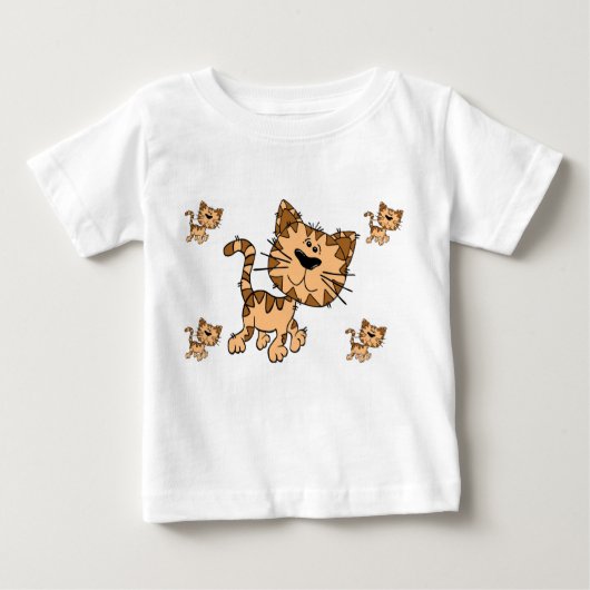 Baby T-shirt kat (Voorkant)