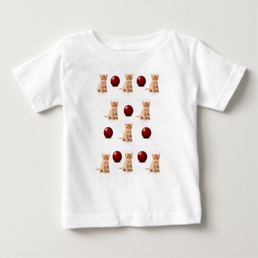 Baby T-shirt kitten (Voorkant)