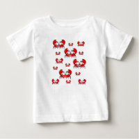 Baby T-shirt krab